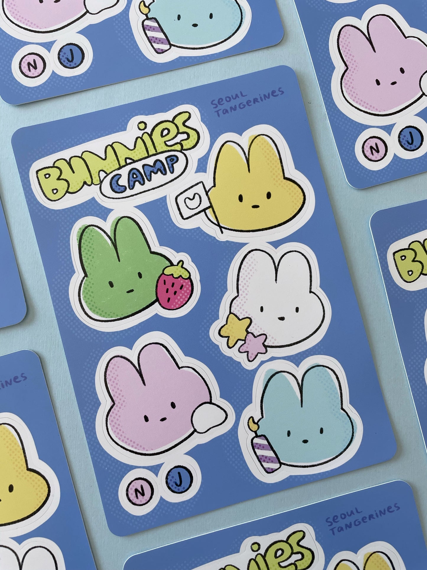 Rabbit Camp - Sticker Sheet