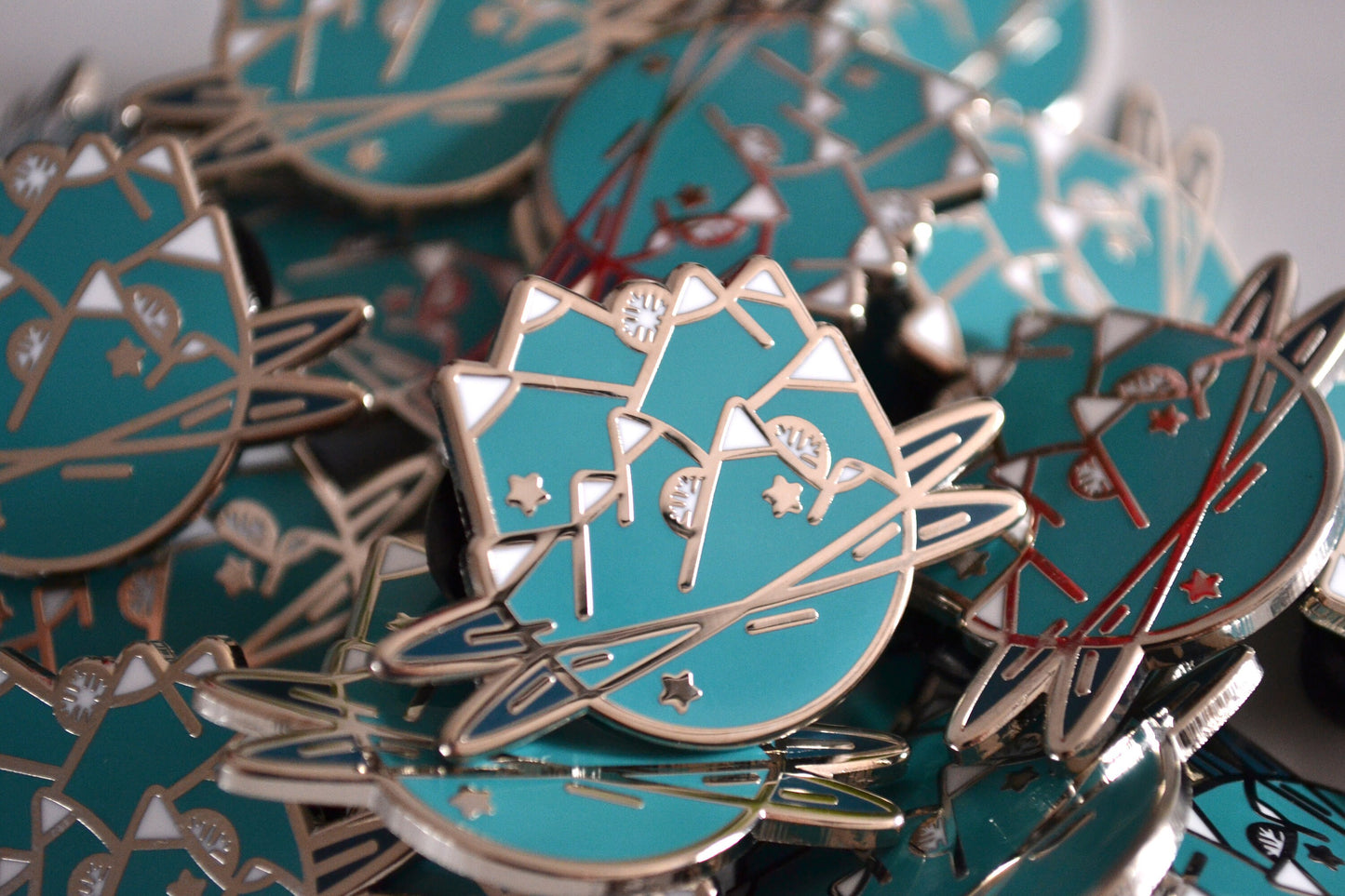 Ice Type Planet - Enamel Pin