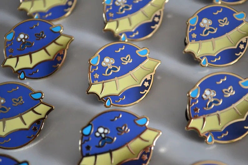 Water Type Planet - Enamel Pin