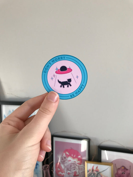 Don't Worry Be Happy - Matte Sticker