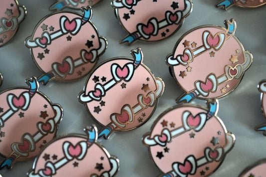 Fairy Type Planet - Enamel Pin