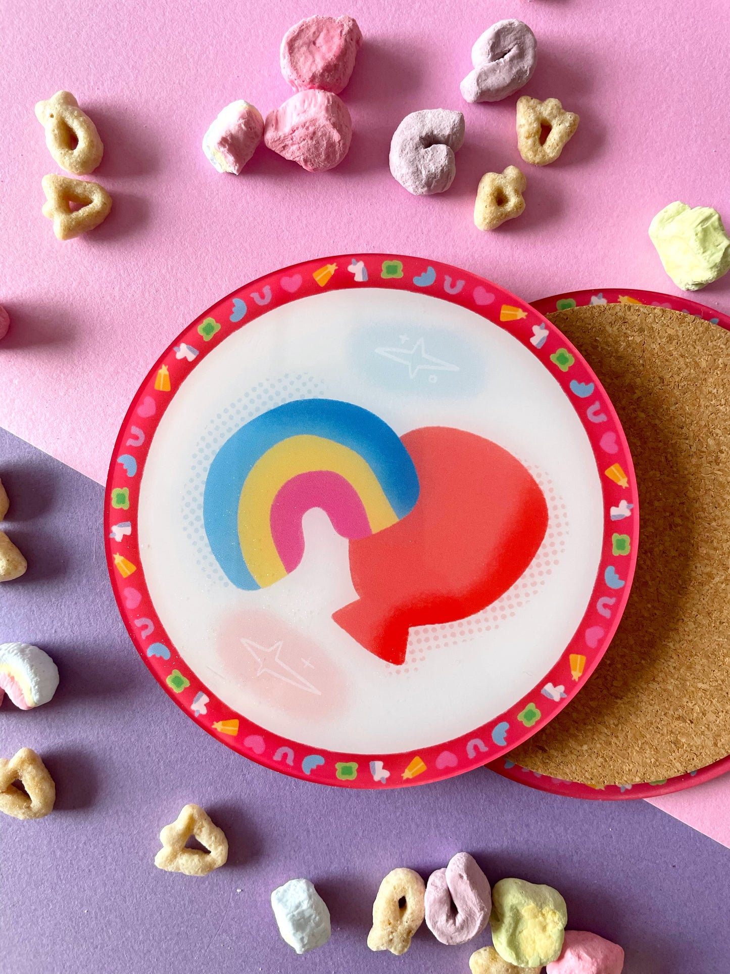 Rainbow & Balloon - Lucky Coaster