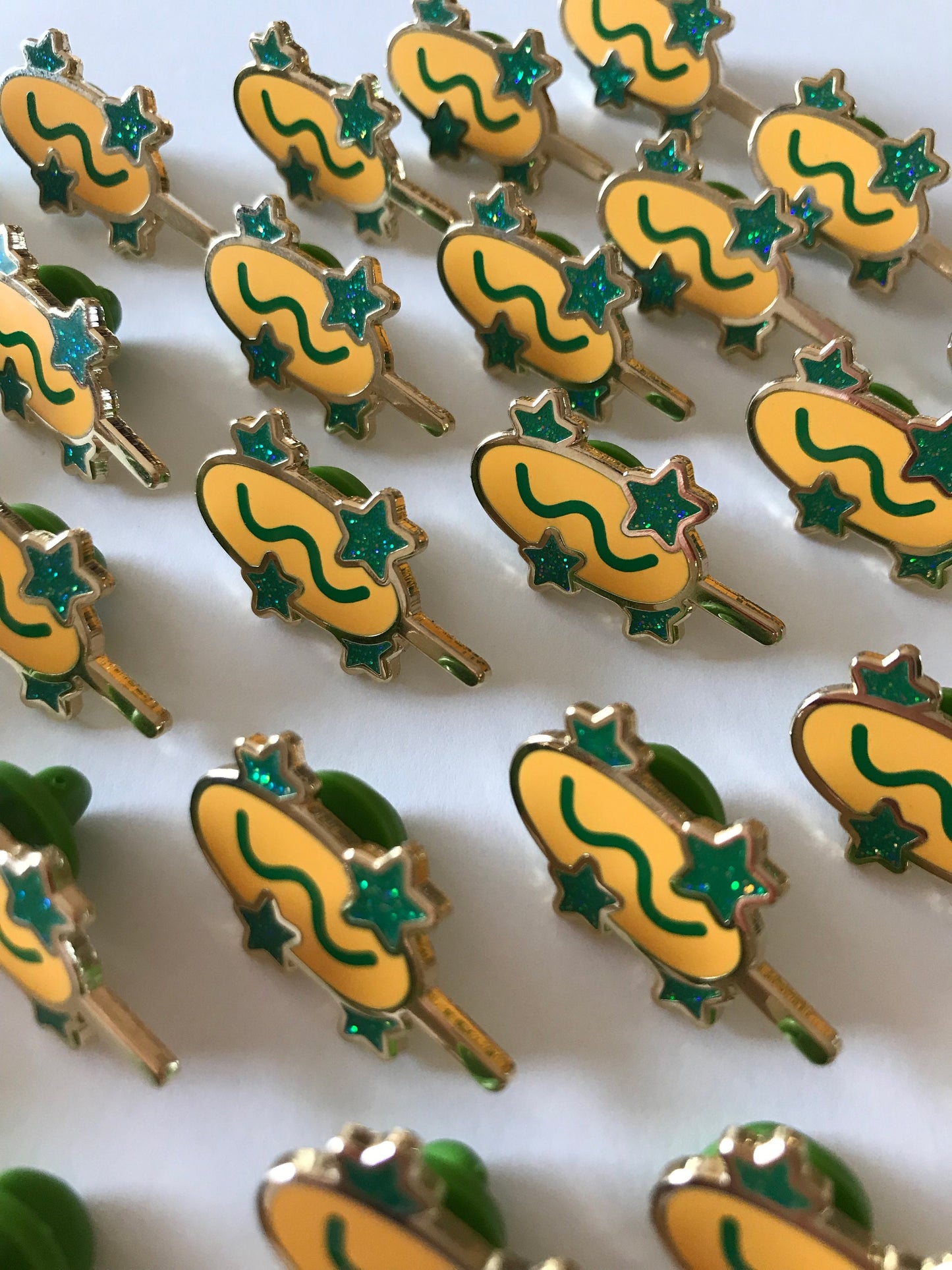 Kawaii Corn Dog Set - Enamel Pin