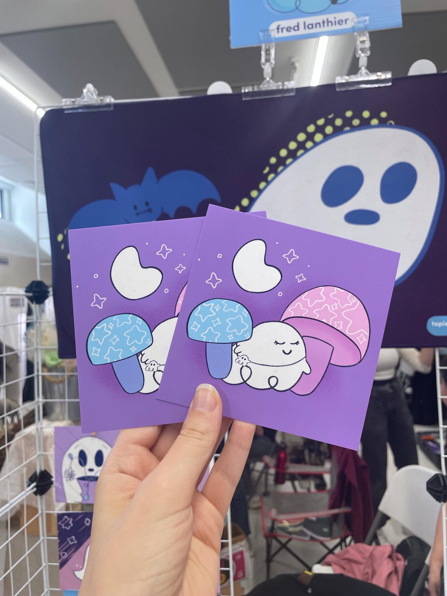 Mushroom Forest Ghost - Art Print