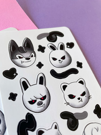 SKZ Evil Animals - Sticker Sheet