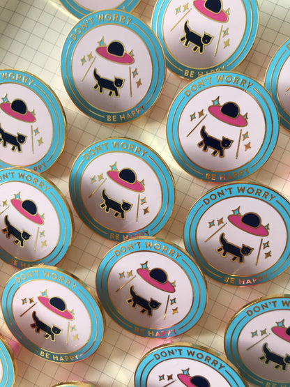 Don't Worry, Be Happy - Enamel Pin