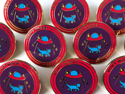 Don't Worry, Be Happy (Variant) - Enamel Pin