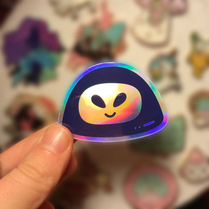 Sir Alien - Holographic Sticker - Space Collection
