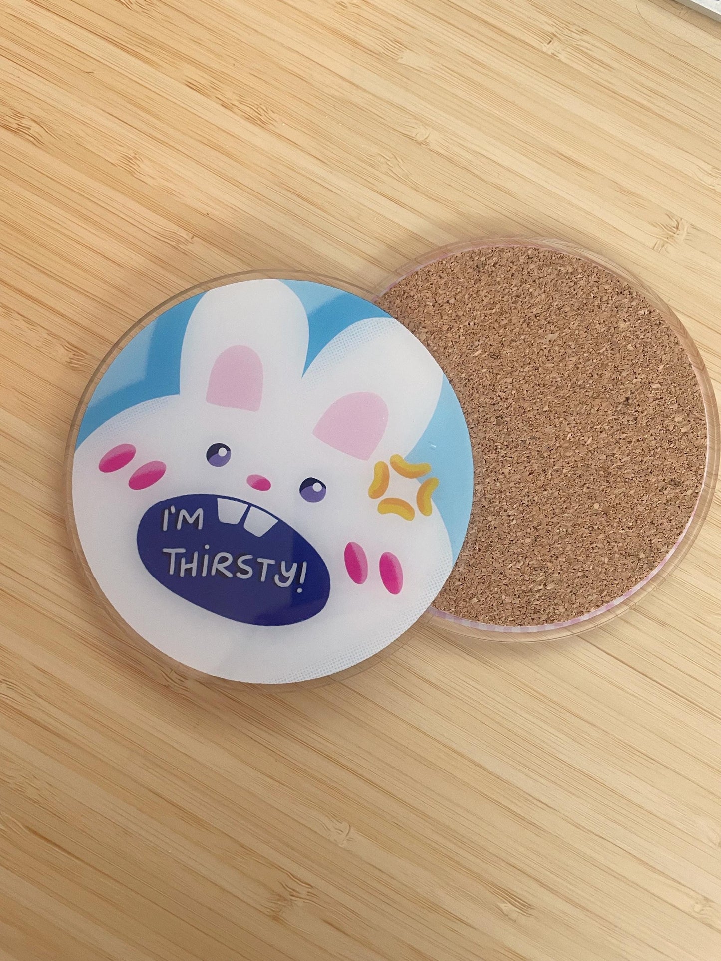 I'm Thirsty Bunny - Coaster