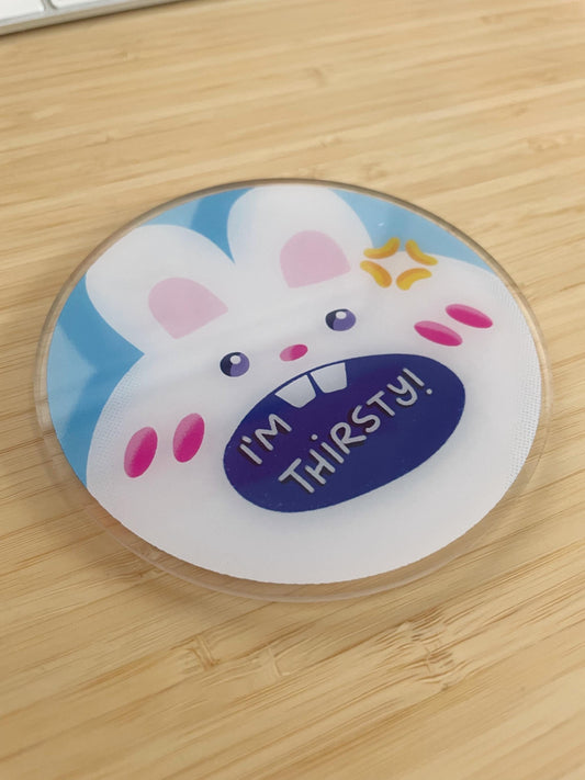 I'm Thirsty Bunny - Coaster