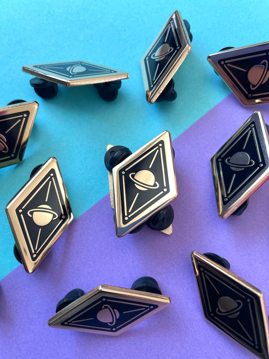 Planet Badge - Enamel Pin
