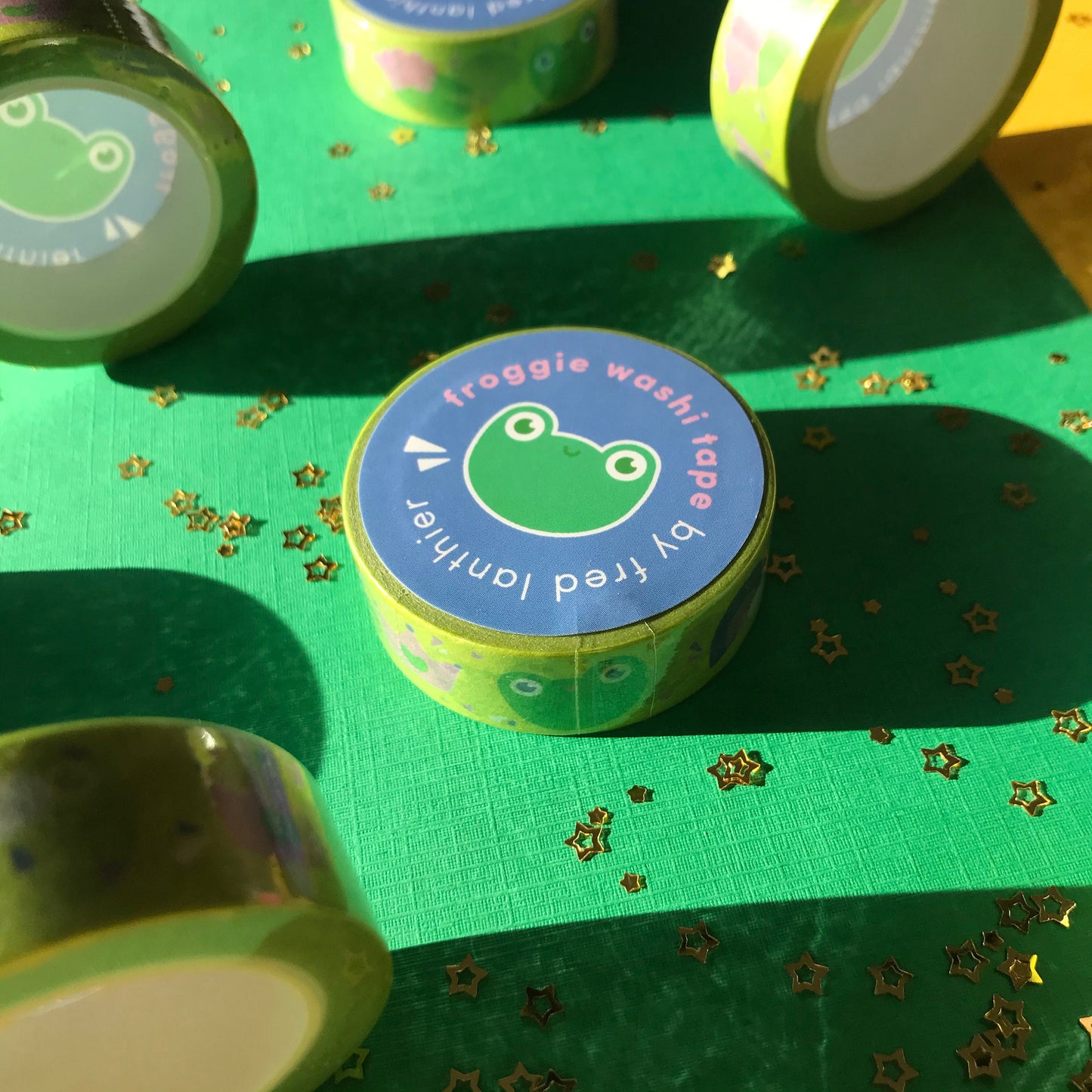 Froggie, Rainbows & Rainy Clouds - Washi Tape