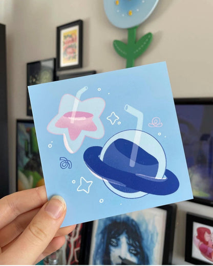 Space Drinks - Art Print
