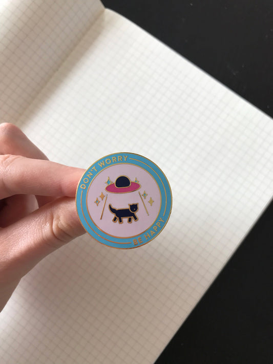 Don't Worry, Be Happy - Enamel Pin