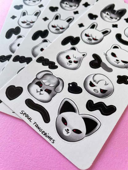 SKZ Evil Animals - Sticker Sheet