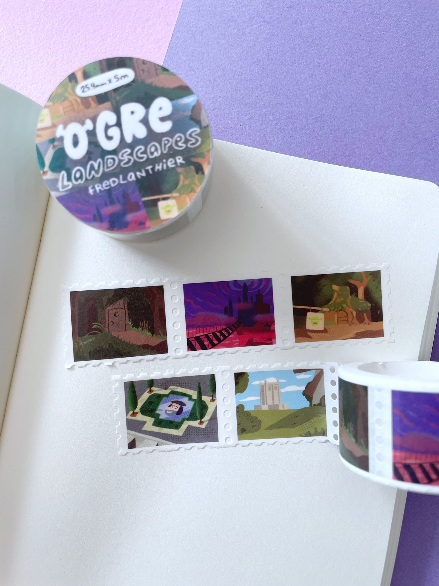 Ogre Landscapes - Washi Tape