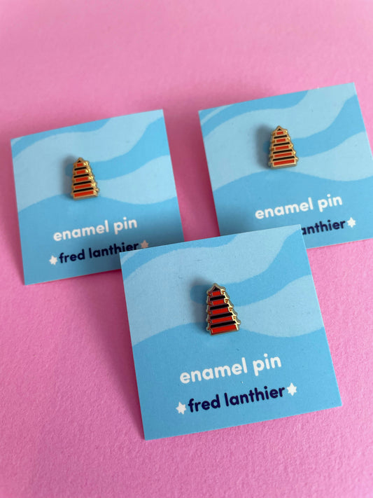 Pagoda - Mini Enamel Pin