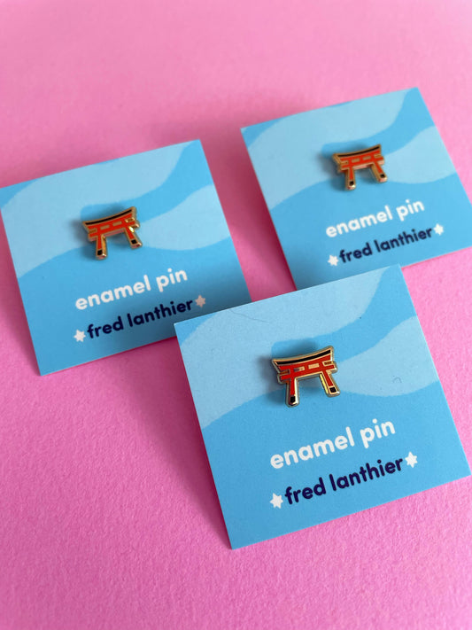 Torii Gate - Mini Enamel Pin