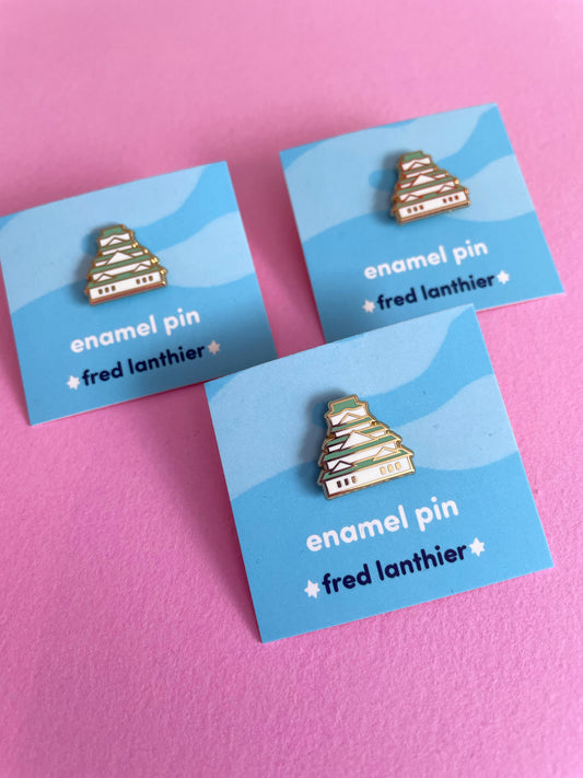 Osaka Castle - Mini Enamel Pin