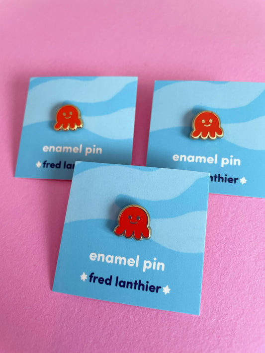 Octopus - Mini Enamel Pin