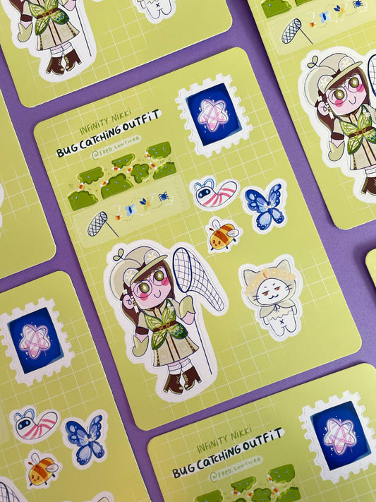 IN Bug Catching Outfit - Sticker Sheet