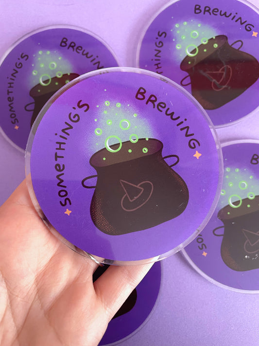 Something's Brewing - Coaster