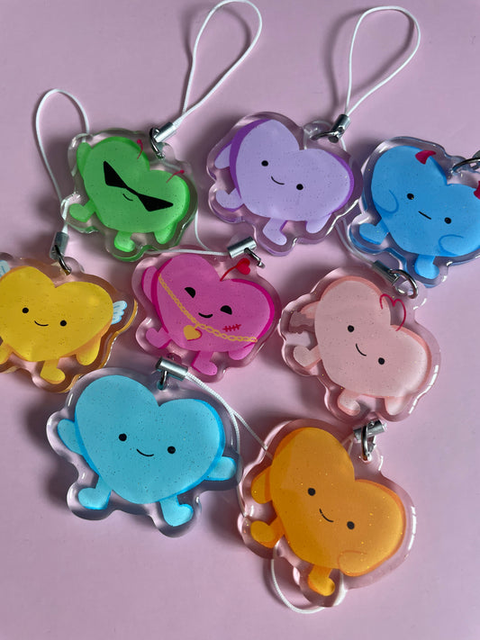 Heart Monsters - Charms