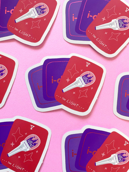 idle Fandom Lightstick - Sticker