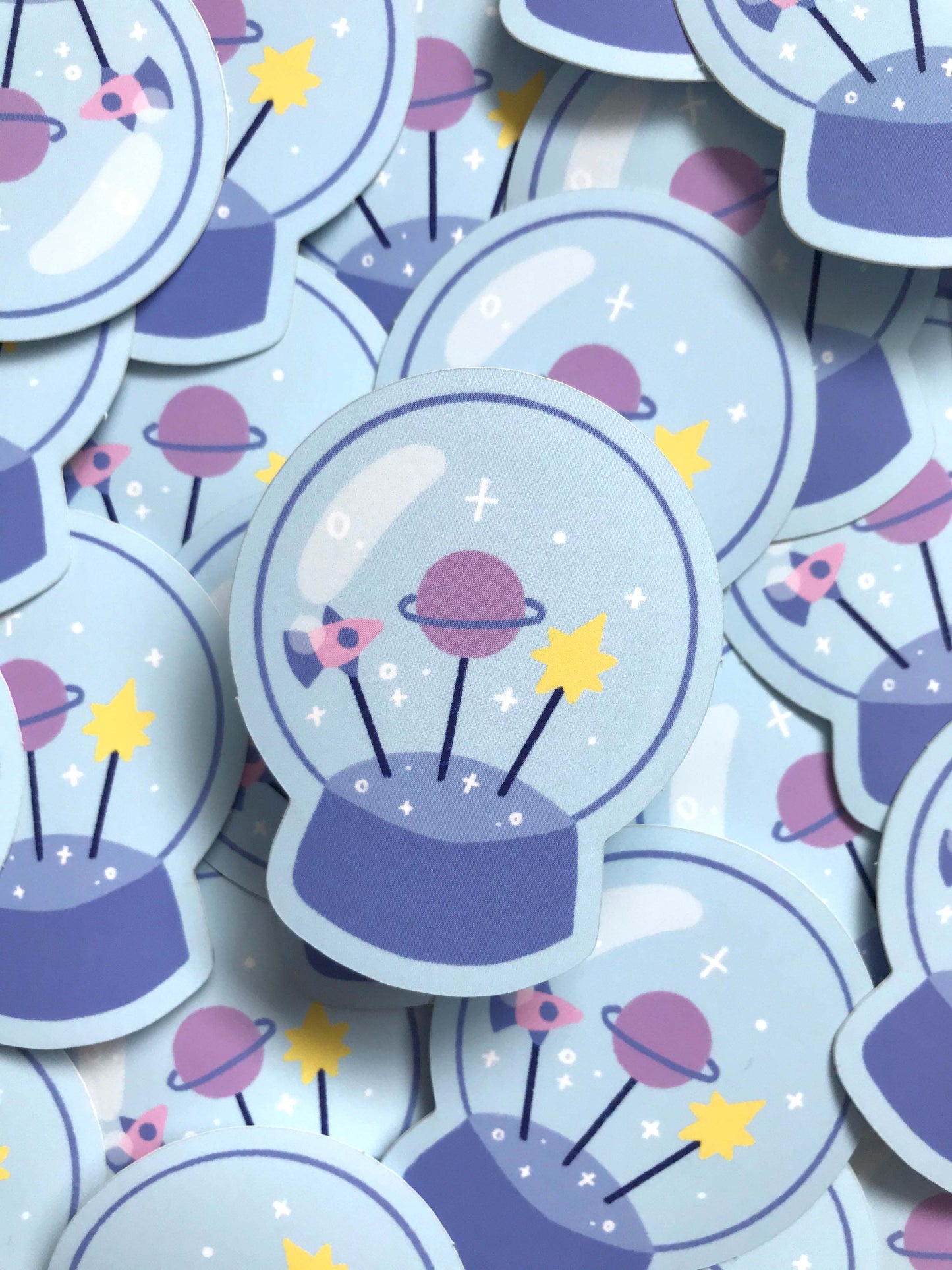 Space Snowglobe - Sticker