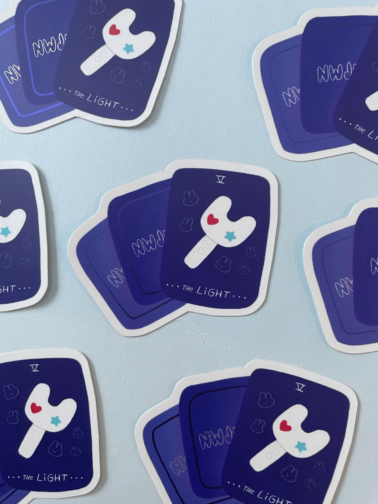 NJ Fandom Lightstick - Sticker