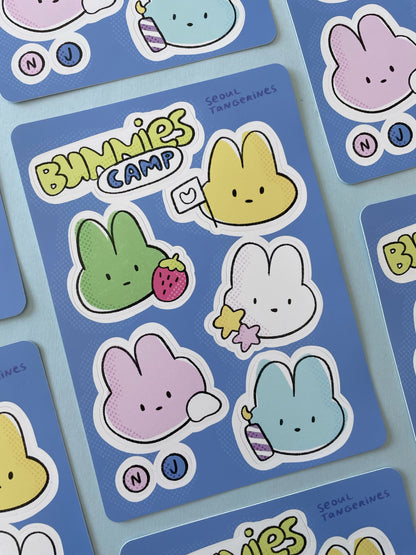 Rabbit Camp - Sticker Sheet