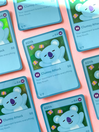 BTS Animals Trading Card - Sticker