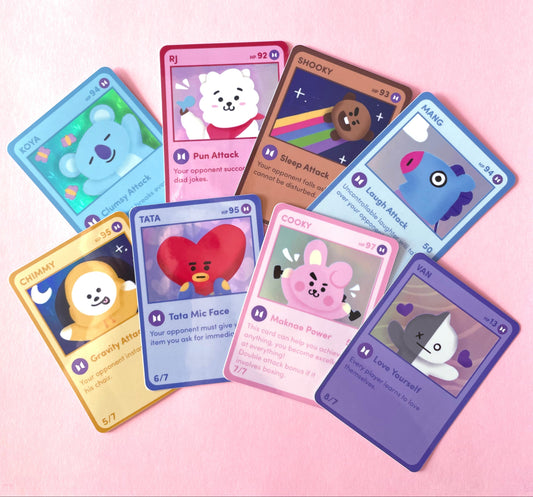 BTS Animals Trading Card - Sticker