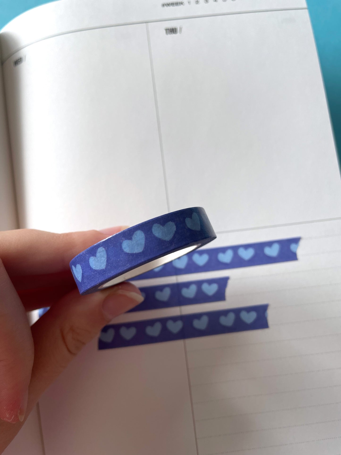 Purple Hearts - Washi Tape