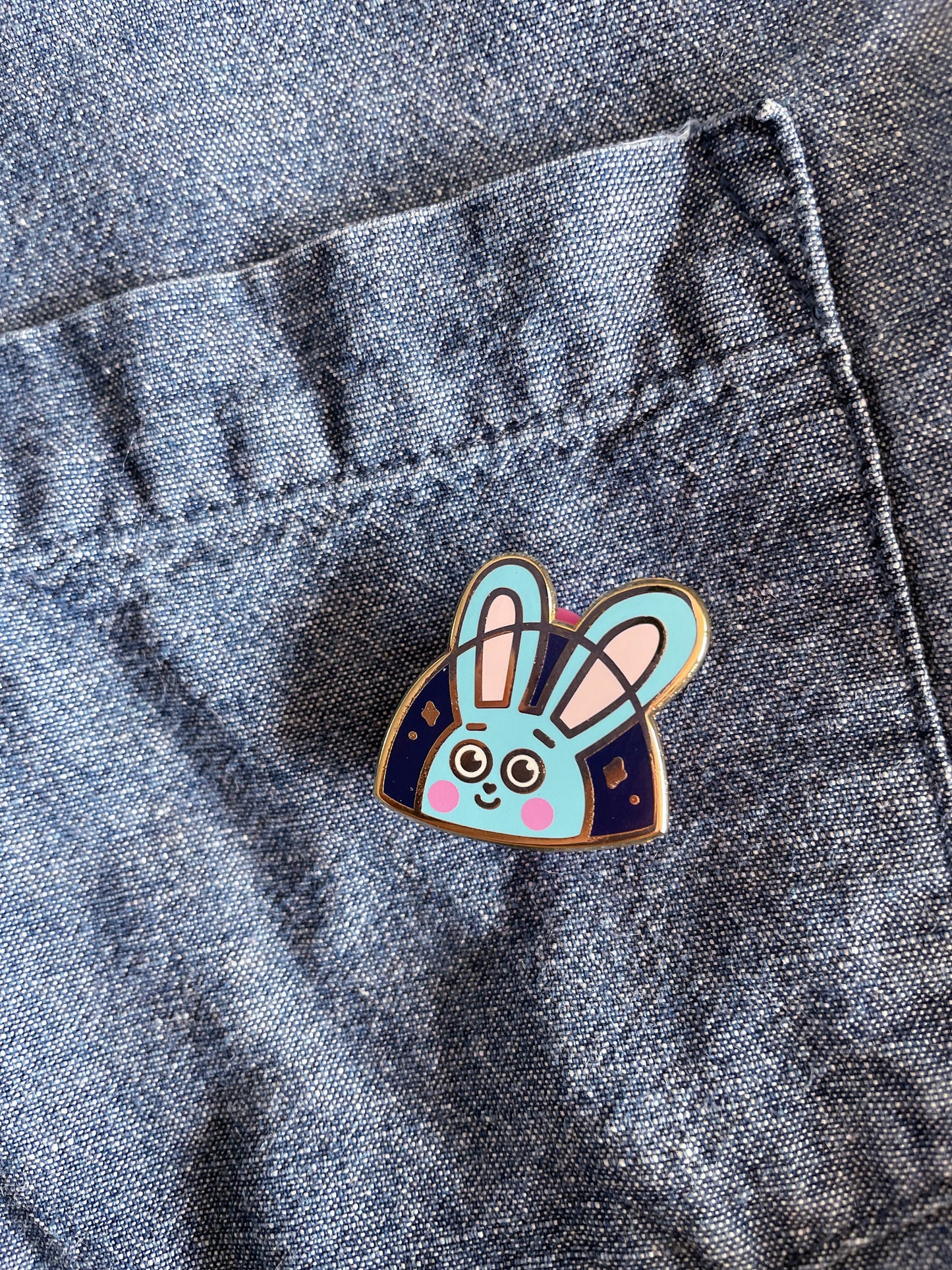 Space Astronaut Bunny - Enamel Pin