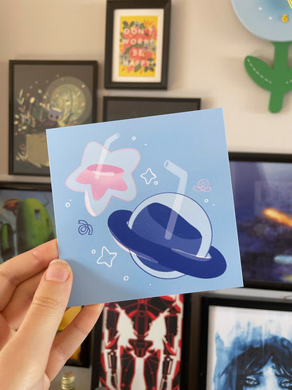 Space Drinks - Art Print