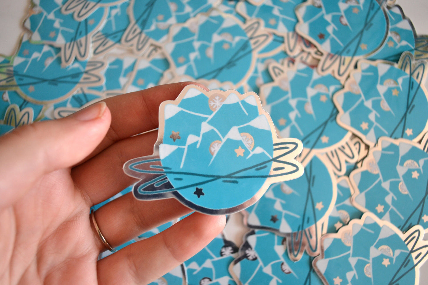 Ice Type Planet - Sticker