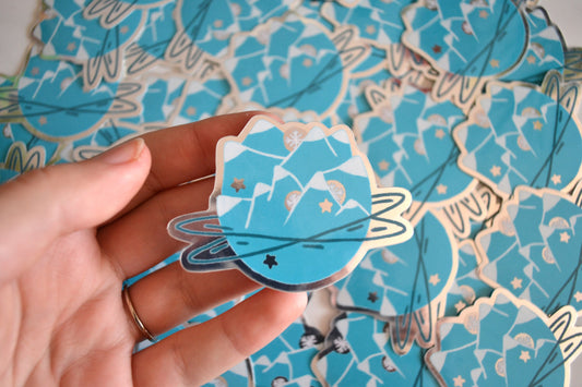 Ice Type Planet - Sticker