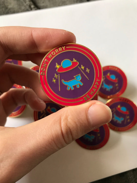 Don't Worry, Be Happy (Variant) - Enamel Pin