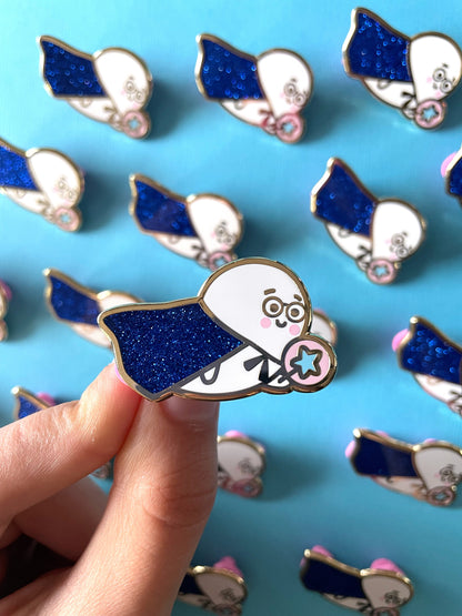 Magic Wizard Ghostie - Enamel Pin