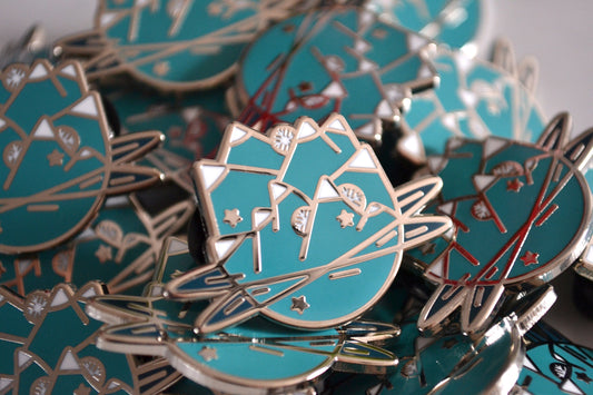 Ice Type Planet - Enamel Pin