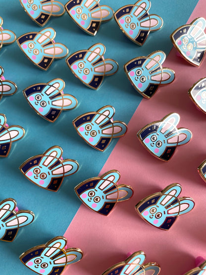 Space Astronaut Bunny - Enamel Pin