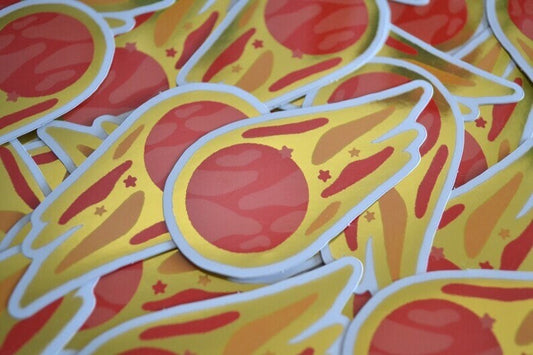 Fire Type Planet - Sticker