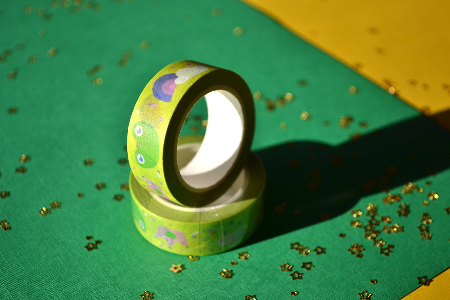 Froggie, Rainbows & Rainy Clouds - Washi Tape